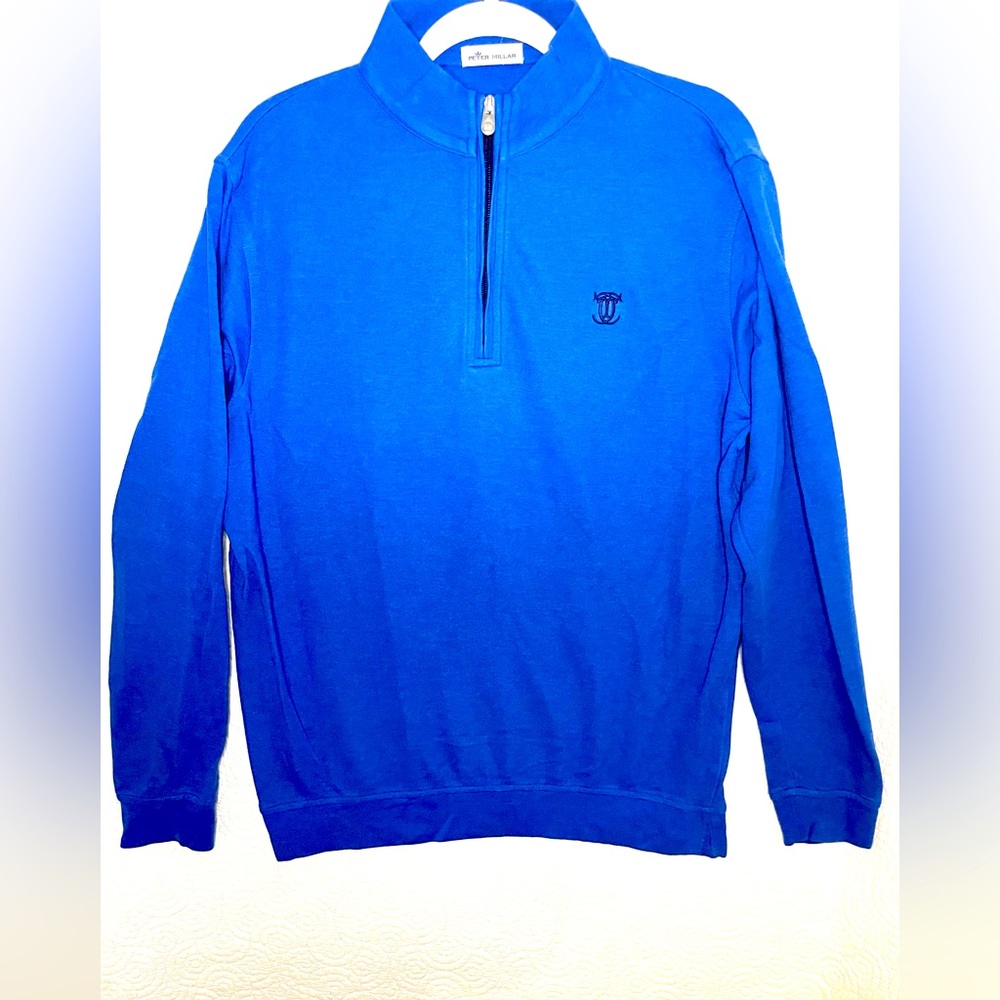 Lands' End Men's Bedford Rib Quarter Zip Sweater